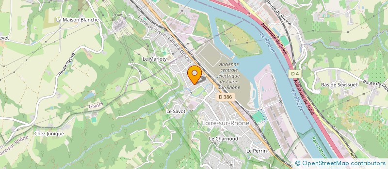 localisation de l'entreprise MONSIEUR LEO MANDRAN  LOIRE-SUR-RHONE