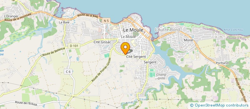 localisation de l'entreprise MONSIEUR LEO MARONGIU BUS à LE MOULE