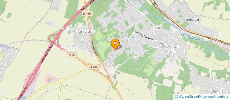 localisation de l'entreprise MONSIEUR LEO MARTIN  VILLIERS-SUR-MORIN