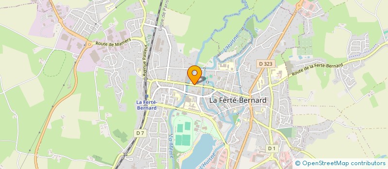 localisation de l'entreprise MONSIEUR LEO MARTIN  CHERRE-AU