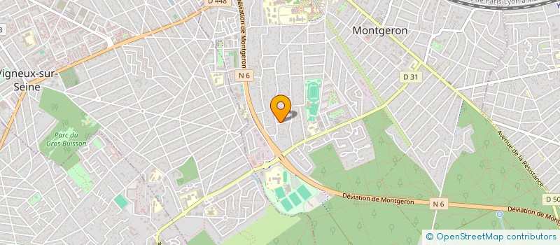 localisation de l'entreprise MONSIEUR LEO MARTIN à MONTGERON