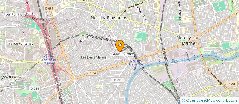 localisation de l'entreprise MONSIEUR LEO MARTIN MUNIZ  NEUILLY-PLAISANCE