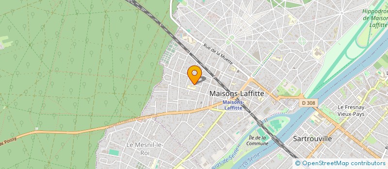 localisation de l'entreprise MONSIEUR LEO MARYBRASSE à MAISONS-LAFFITTE