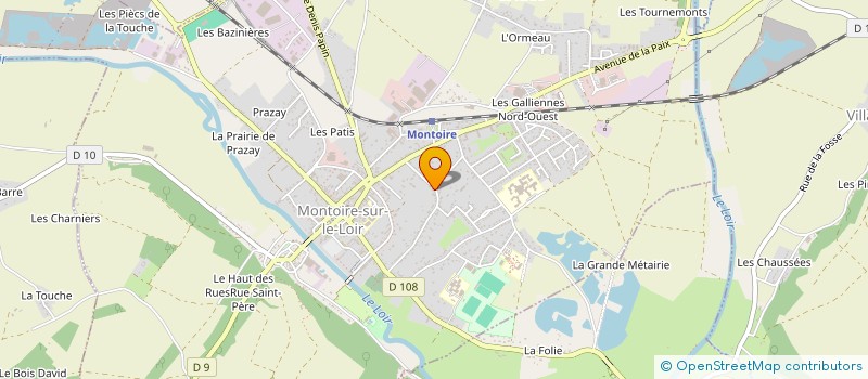 localisation de l'entreprise MONSIEUR LEO MATTEUDI à MONTOIRE-SUR-LE-LOIR