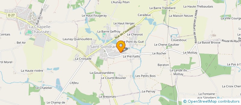 localisation de l'entreprise MONSIEUR LEO MAUBE  SAINT-GONDRAN