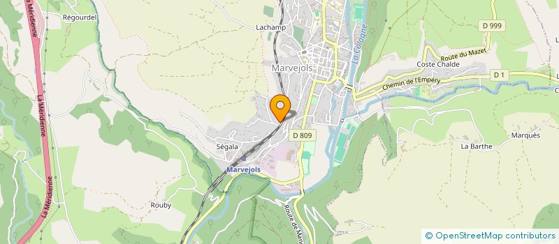 localisation de l'entreprise MONSIEUR LEO MAURIN  MARVEJOLS