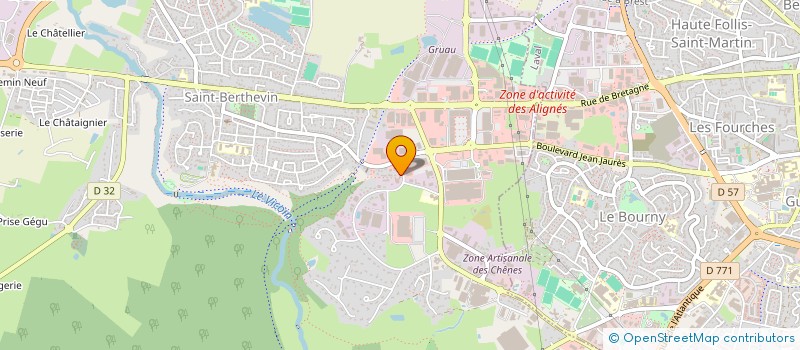 localisation de l'entreprise MONSIEUR LEO MERDRIGNAC  SAINT-BERTHEVIN