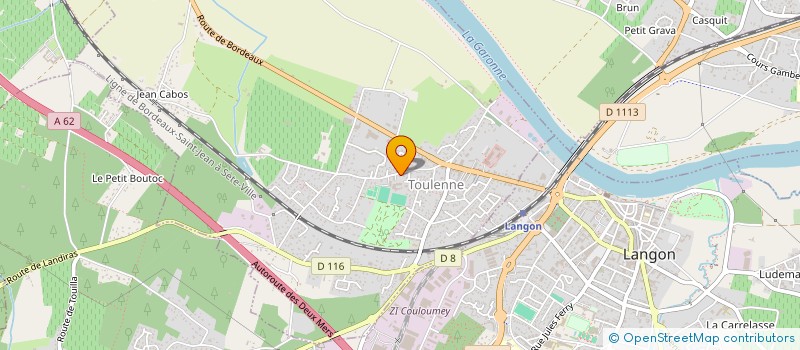 localisation de l'entreprise MONSIEUR LEO MEROTTO  TOULENNE