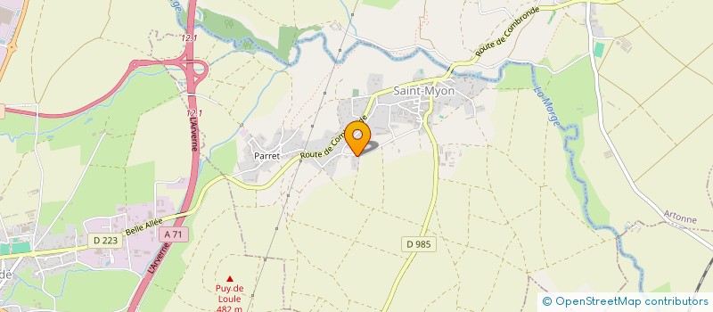 localisation de l'entreprise MONSIEUR LEO MIANE  SAINT-MYON