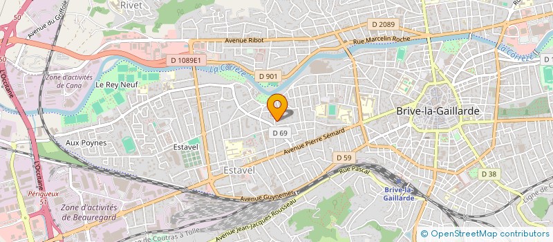 localisation de l'entreprise MONSIEUR LEO MICHEL BRUNO LASSUDRIE à BRIVE-LA-GAILLARDE