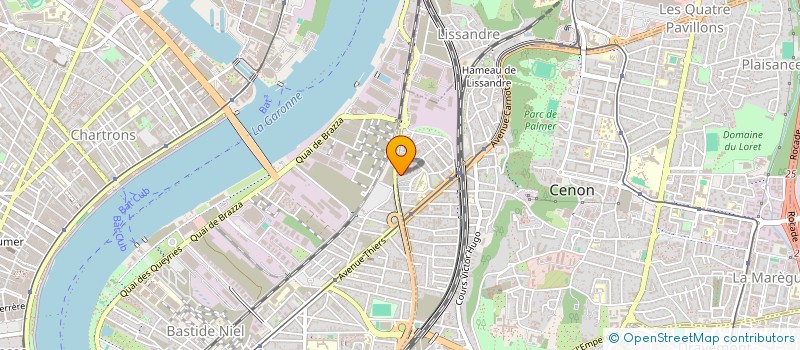 localisation de l'entreprise MONSIEUR LEO MIGNARD  CENON