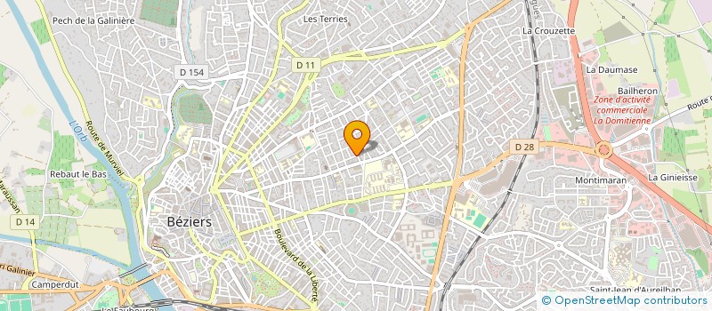 localisation de l'entreprise MONSIEUR LEO MILLET  BEZIERS