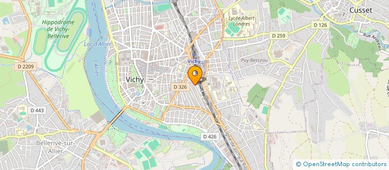 localisation de l'entreprise MONSIEUR LEO MOGINOT à VICHY