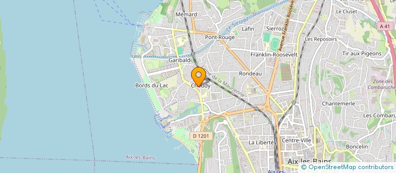 localisation de l'entreprise MONSIEUR LEO MOLLARD  AIX-LES-BAINS