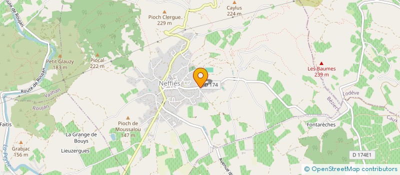 localisation de l'entreprise MONSIEUR LEO MONJOU  NEFFIES