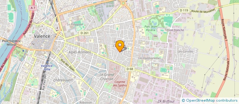 localisation de l'entreprise MONSIEUR LEO MONSANG  BOURG-LES-VALENCE