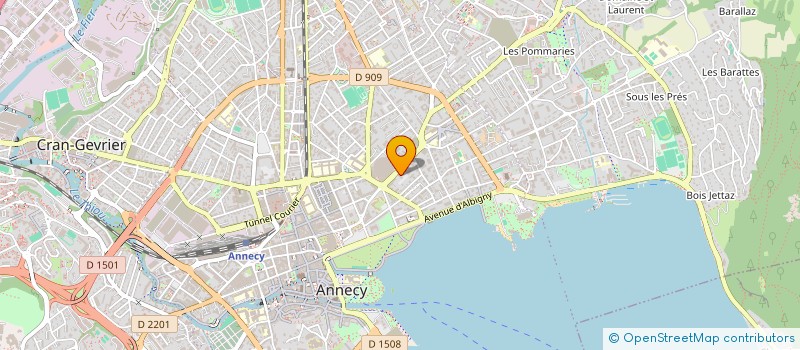 localisation de l'entreprise MONSIEUR LEO MORIEULT à ANNECY
