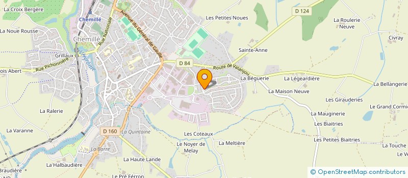 localisation de l'entreprise MONSIEUR LEO MORILLON  CHEMILLE-EN-ANJOU