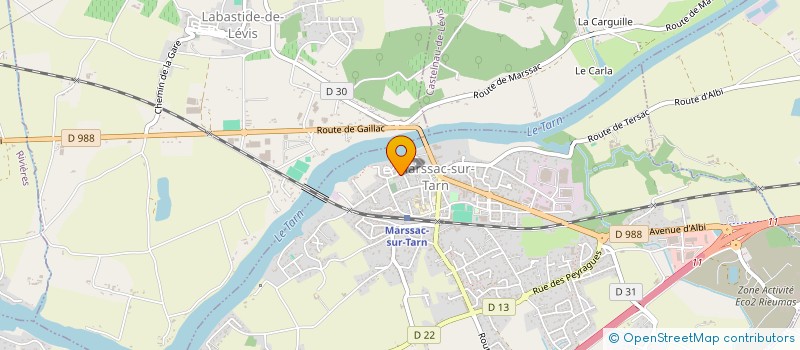 localisation de l'entreprise MONSIEUR LEO MULIN  MARSSAC-SUR-TARN