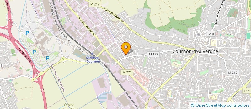 localisation de l'entreprise MONSIEUR LEO MUNOZ  COURNON-D'AUVERGNE