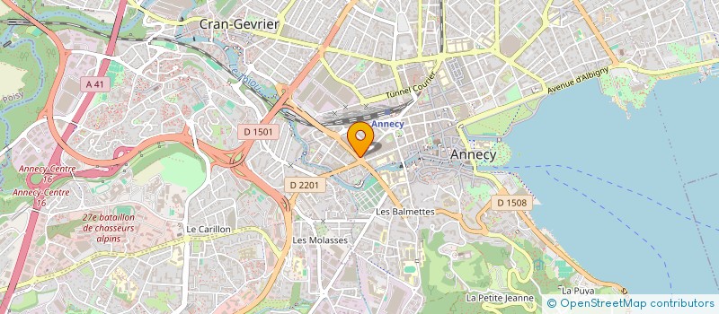 localisation de l'entreprise MONSIEUR LEO NOCAUDIE  ANNECY