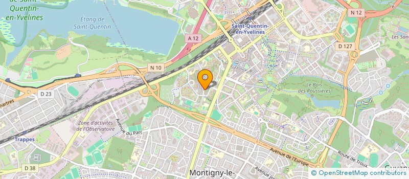 localisation de l'entreprise MONSIEUR LEO OHENE AKONOR  MONTIGNY-LE-BRETONNEUX