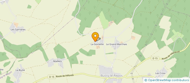 localisation de l'entreprise MONSIEUR LEO ORLANDI  BUSSY-LE-REPOS