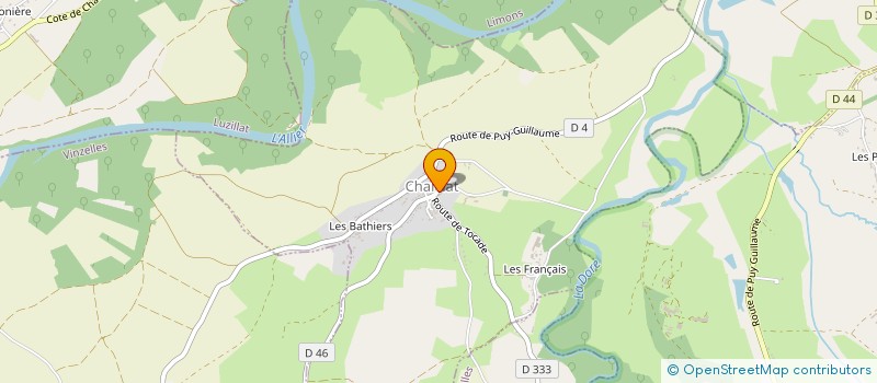 localisation de l'entreprise MONSIEUR LEO PAMART  CHARNAT