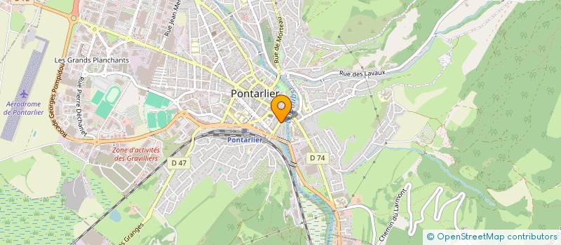 localisation de l'entreprise MONSIEUR LEO PANNE  PONTARLIER