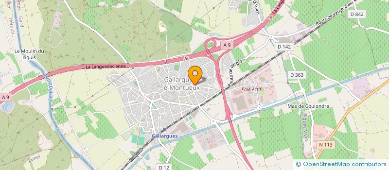 localisation de l'entreprise MONSIEUR LEO PARDE  GALLARGUES-LE-MONTUEUX