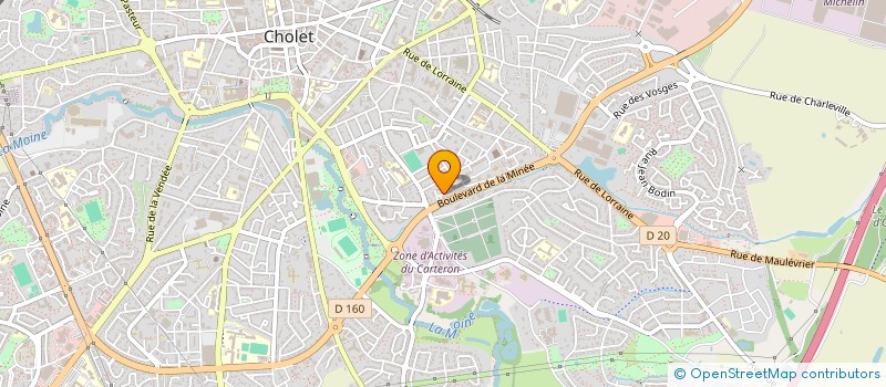 localisation de l'entreprise MONSIEUR LEO-PAUL GRIMOUX à CHOLET