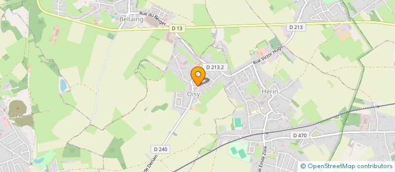 localisation de l'entreprise MONSIEUR LEO-PAUL LAISNE  OISY