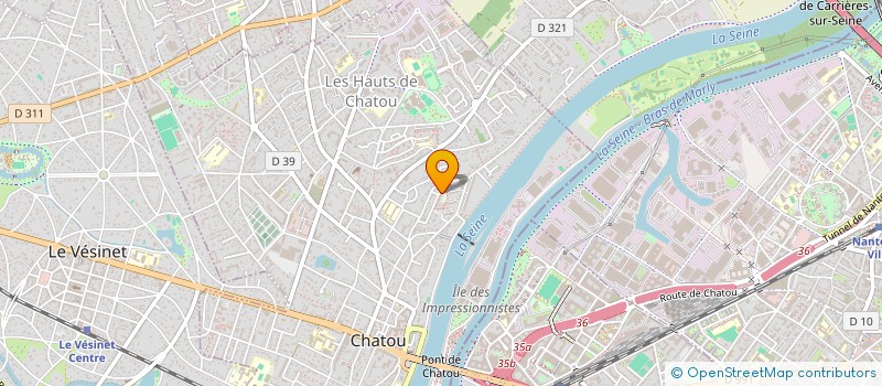 localisation de l'entreprise MONSIEUR LEO PAVIN  CHATOU