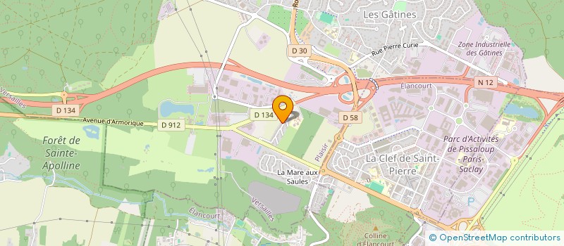 localisation de l'entreprise MONSIEUR LEO PAVIOTTI à PLAISIR