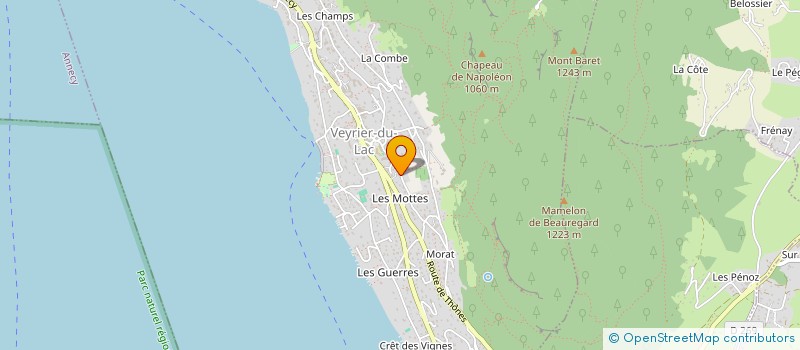 localisation de l'entreprise MONSIEUR LEO PECORARO  VEYRIER-DU-LAC