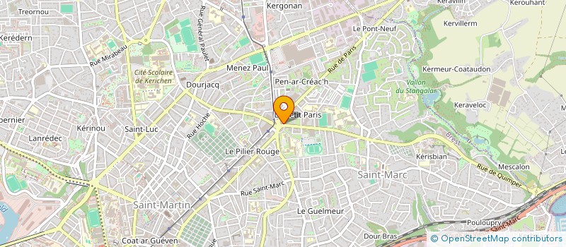 localisation de l'entreprise MONSIEUR LEO PECOUT à BREST