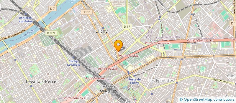 localisation de l'entreprise MONSIEUR LEO PEIGNA à CLICHY