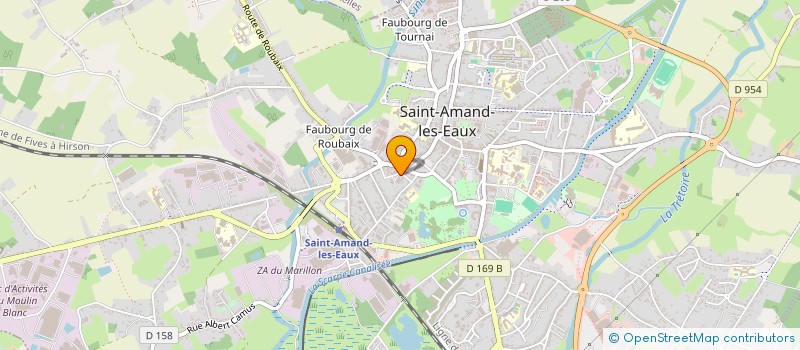 localisation de l'entreprise MONSIEUR LEO PENNEQUIN  SAINT-AMAND-LES-EAUX