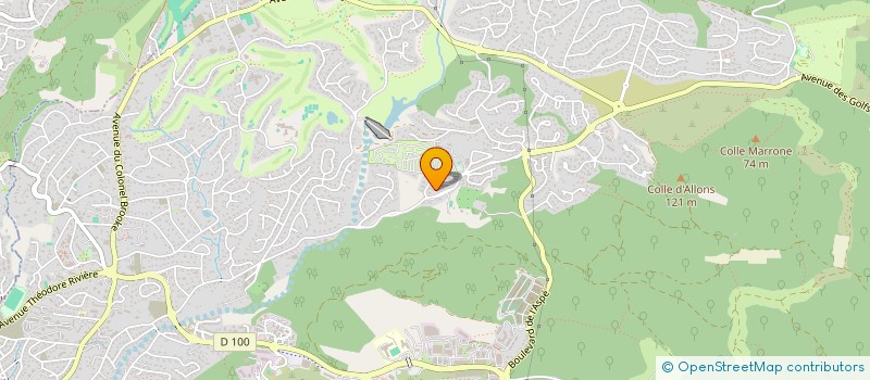 localisation de l'entreprise MONSIEUR LEO PEREZ  SAINT-RAPHAEL