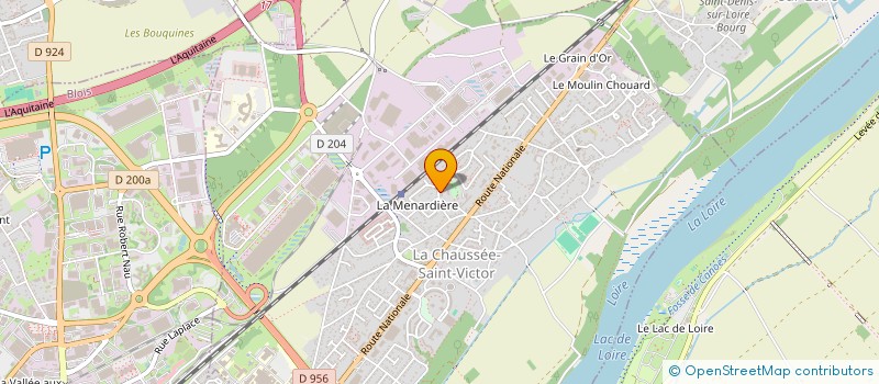 localisation de l'entreprise MONSIEUR LEO PERICHON  LA CHAUSSEE-SAINT-VICTOR