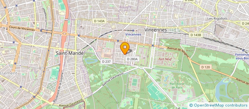 localisation de l'entreprise MONSIEUR LEO PETIT à VINCENNES