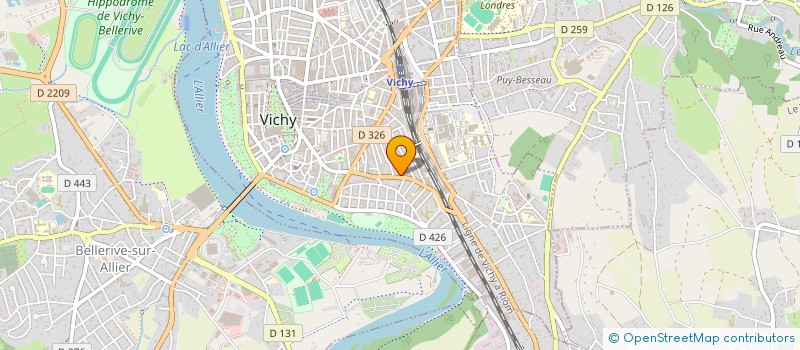 localisation de l'entreprise MONSIEUR LEO PETIT à VICHY