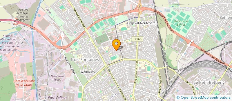 localisation de l'entreprise MONSIEUR LEO PETIT-JEAN  REIMS