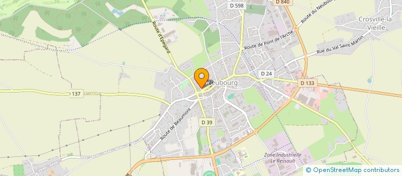 localisation de l'entreprise MONSIEUR LEO PICHOU  LE NEUBOURG