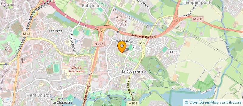 localisation de l'entreprise MONSIEUR LEO PILLOT  VILLENEUVE-D'ASCQ