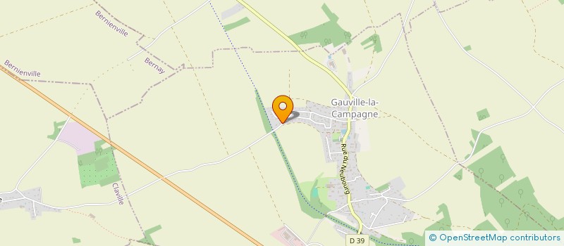 localisation de l'entreprise MONSIEUR LEO PLANTAIN  GAUVILLE-LA-CAMPAGNE