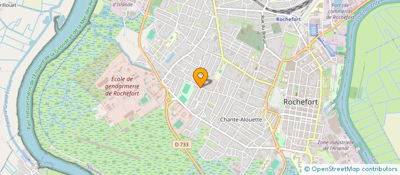 localisation de l'entreprise MONSIEUR LEO POMMIER  ROCHEFORT