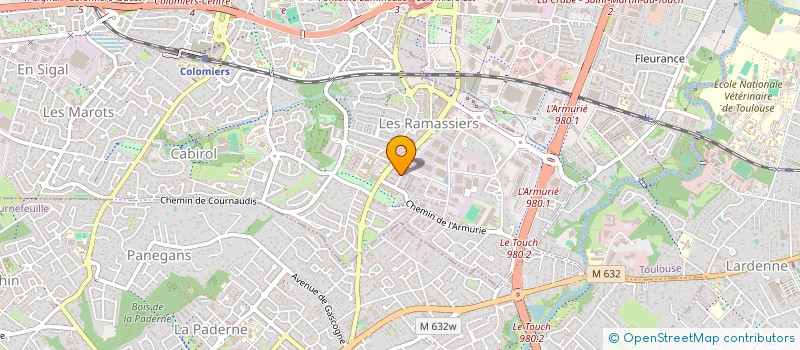 localisation de l'entreprise MONSIEUR LEO POMMIER à COLOMIERS