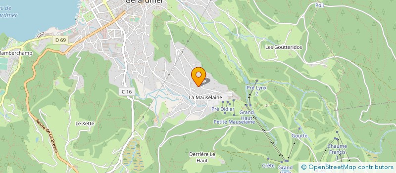 localisation de l'entreprise MONSIEUR LEO PONCEOT  GERARDMER