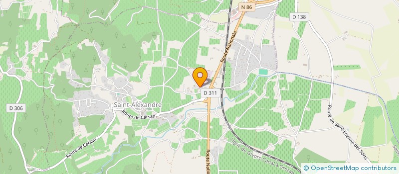localisation de l'entreprise MONSIEUR LEO POUZOL  SAINT-ALEXANDRE